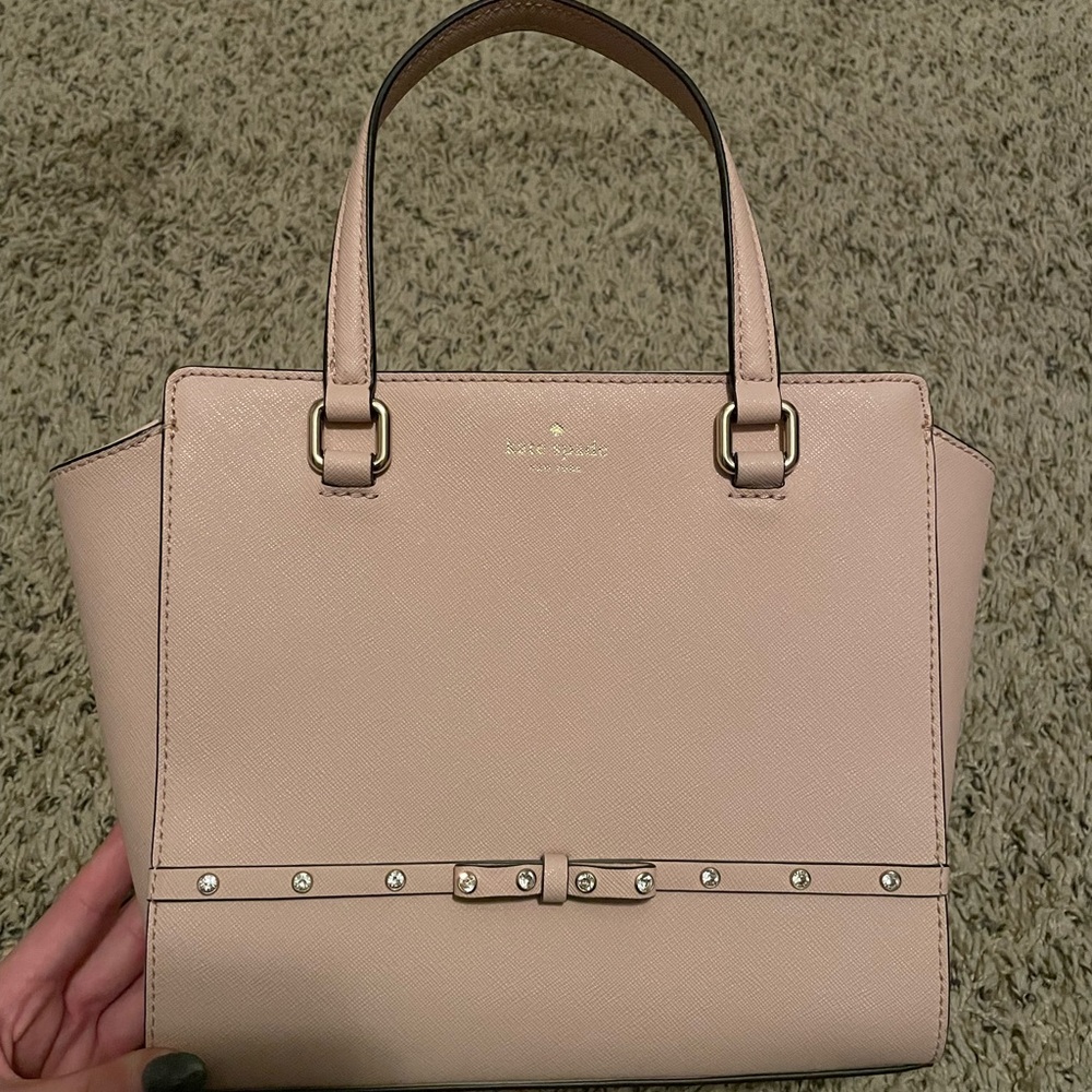 Kate Spade Pink Satchel with Modern Hardware